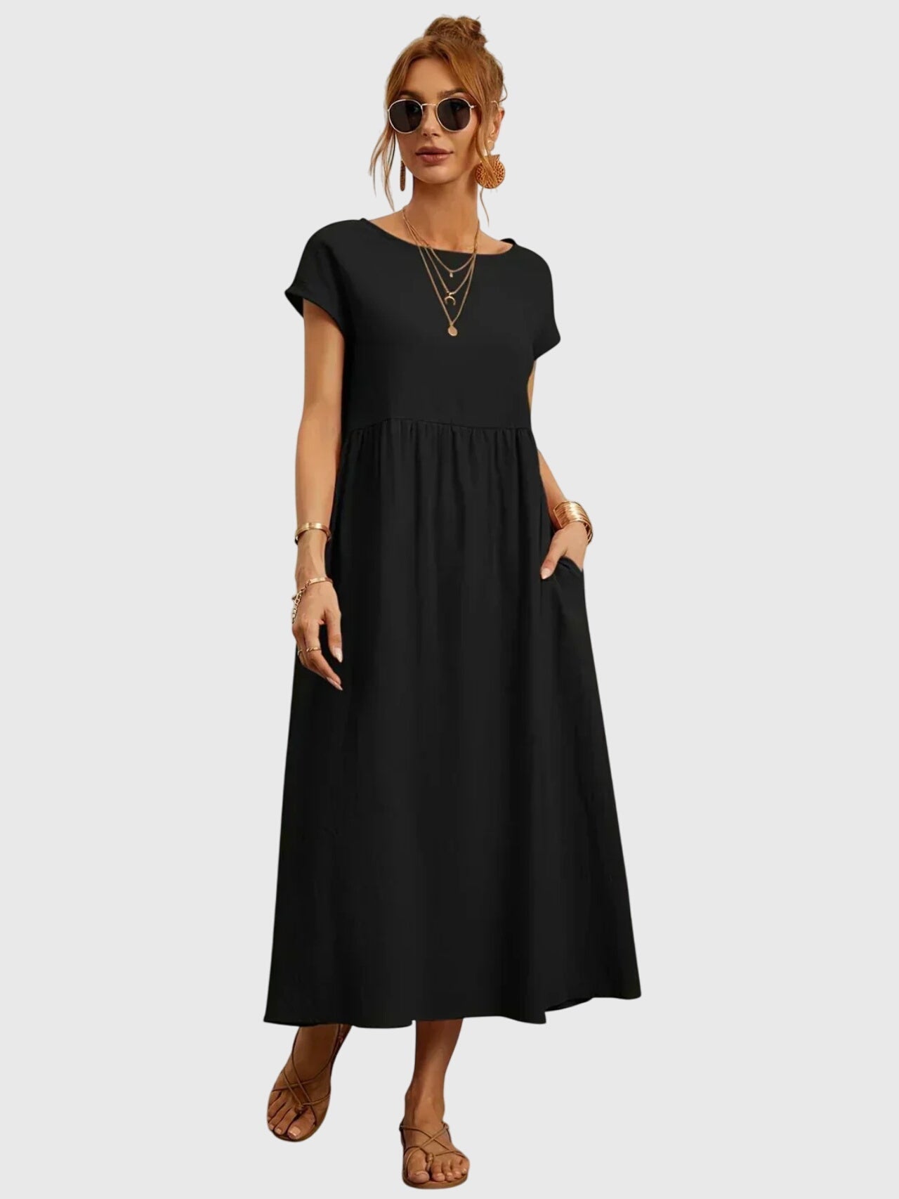 Giselle - Casual Pocket Dress