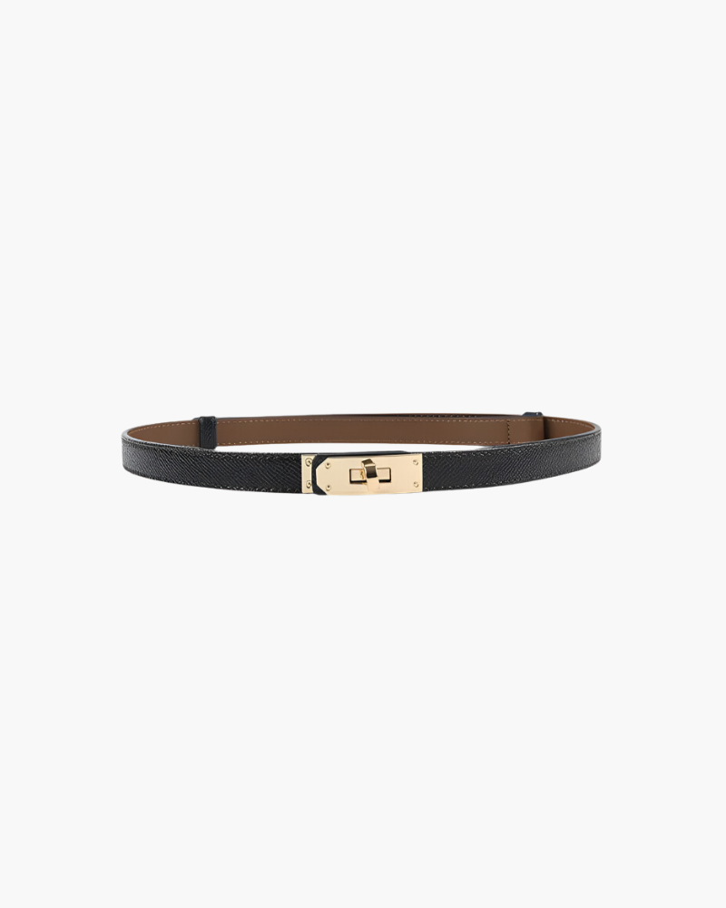 Vintage-Inspired Slim Belt - Classic, Sleek Accessory