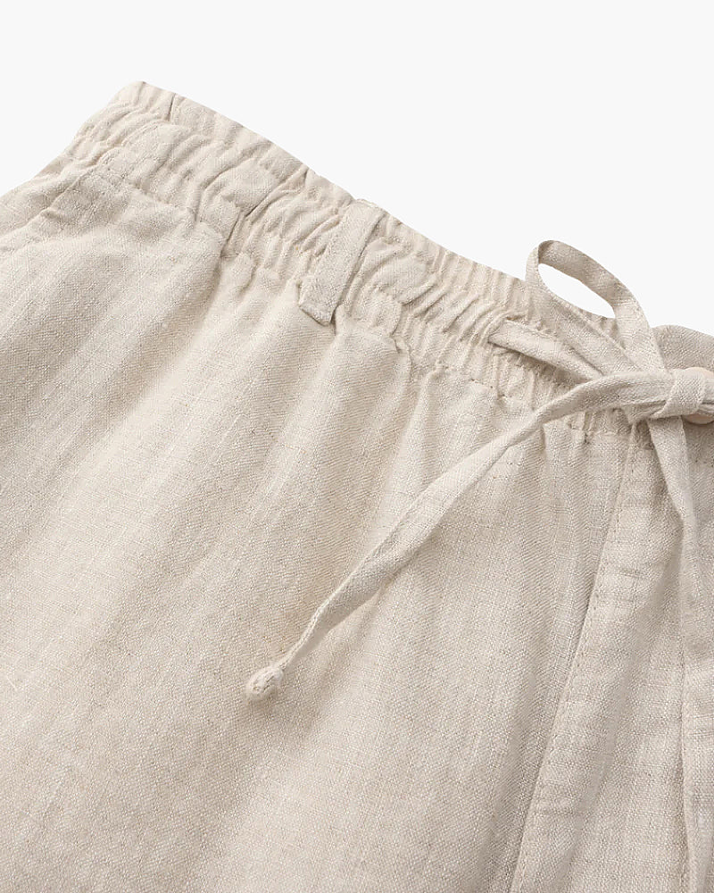 Casablanca Premium Linen Shorts - Lightweight, Breathable Comfort