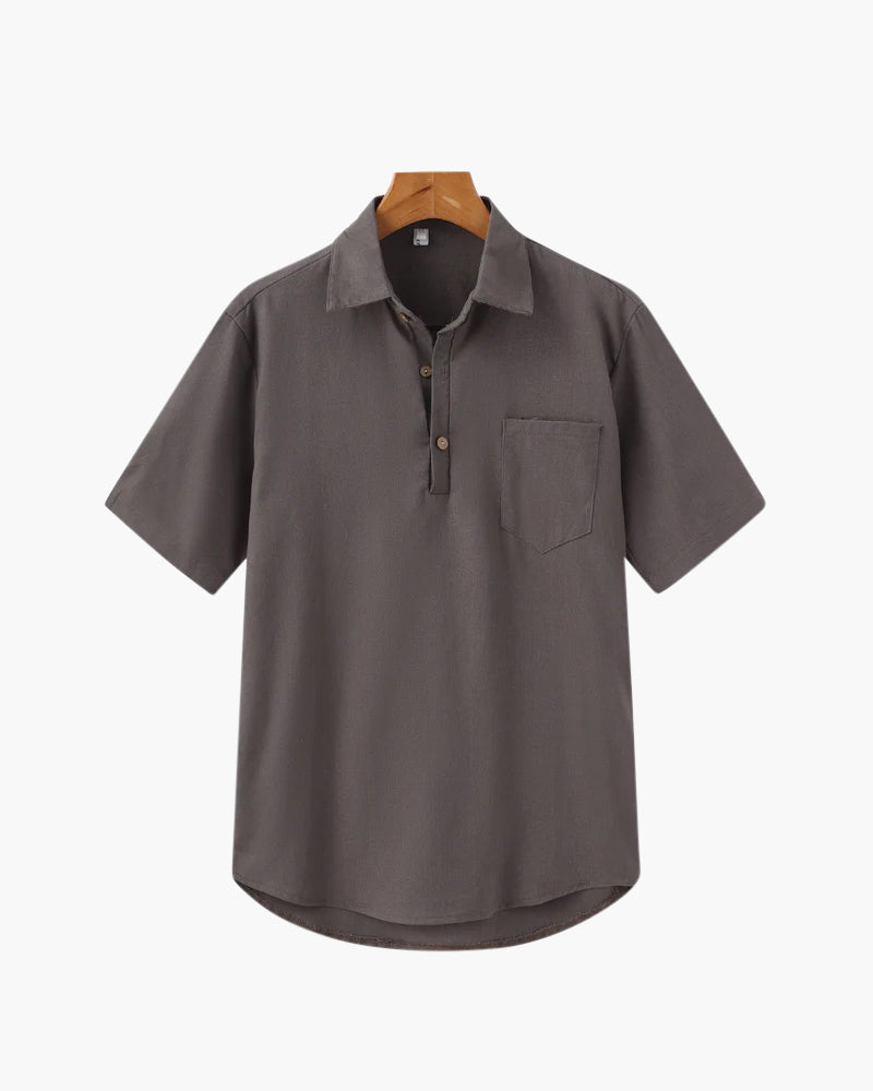 Casablanca Linen Polo Shirt – Crisp, Breathable Summer Essential