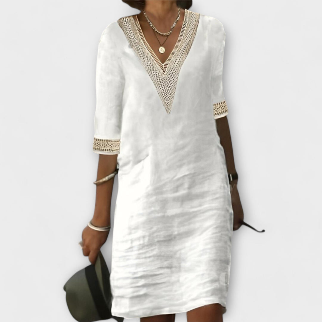 Ariel | Women’s Summer Boho Short Sleeve Dress