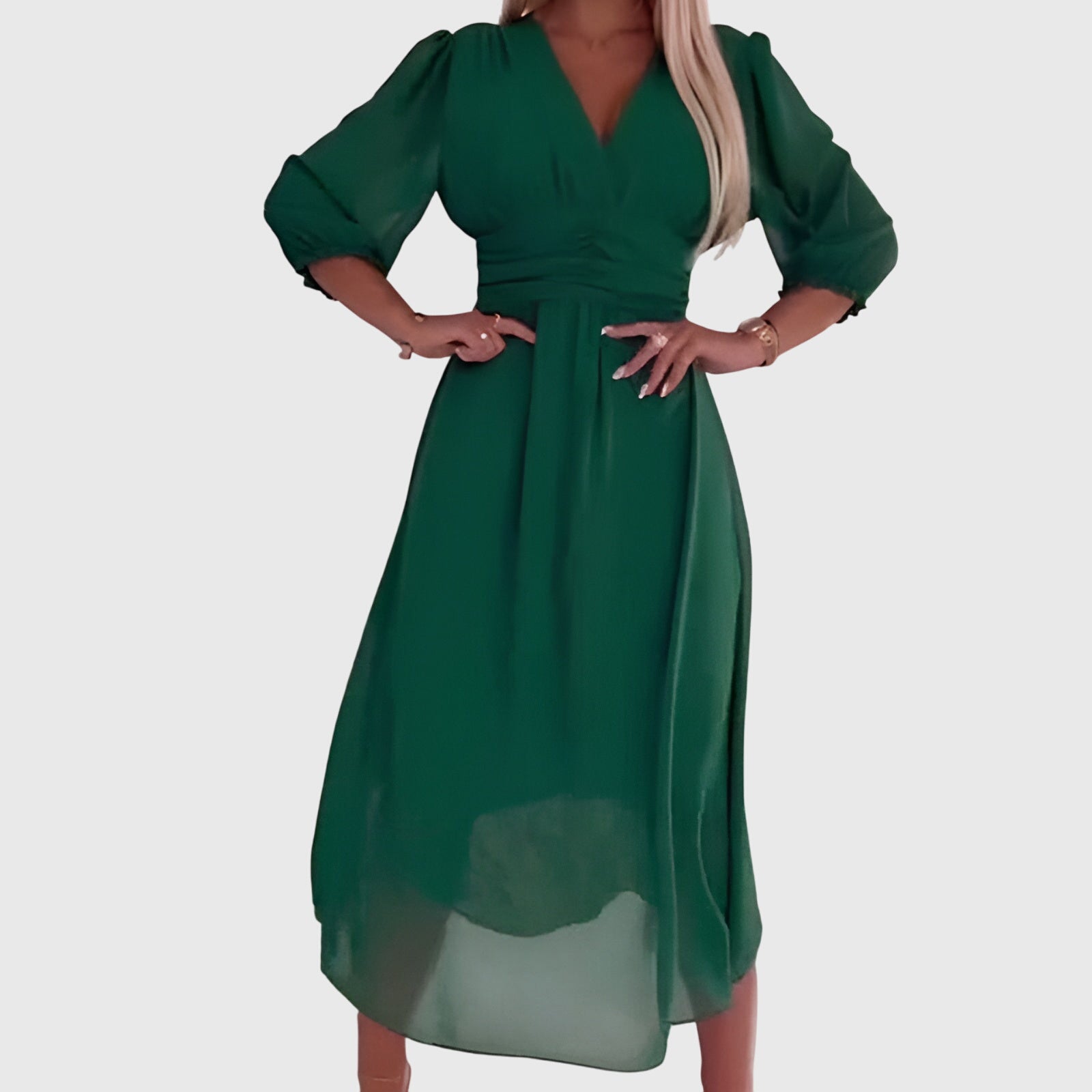 Chloe | Lightweight Silky Chiffon Dress