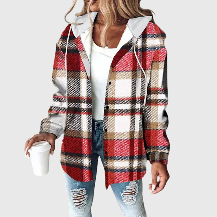 Martina | Women's Mesh Button Placket Jacket