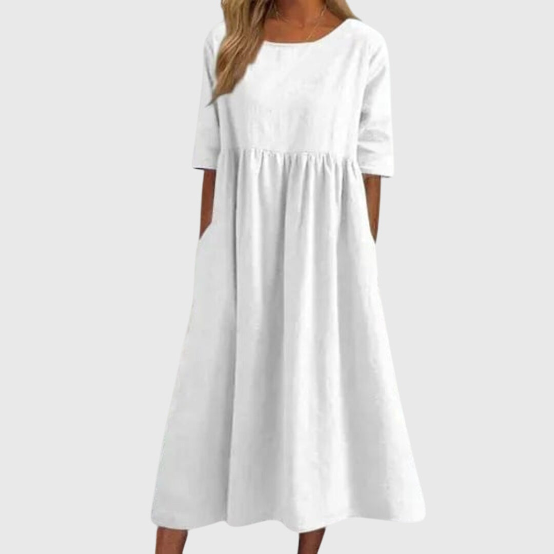 Haisley | Elegant Short-Sleeved Dress