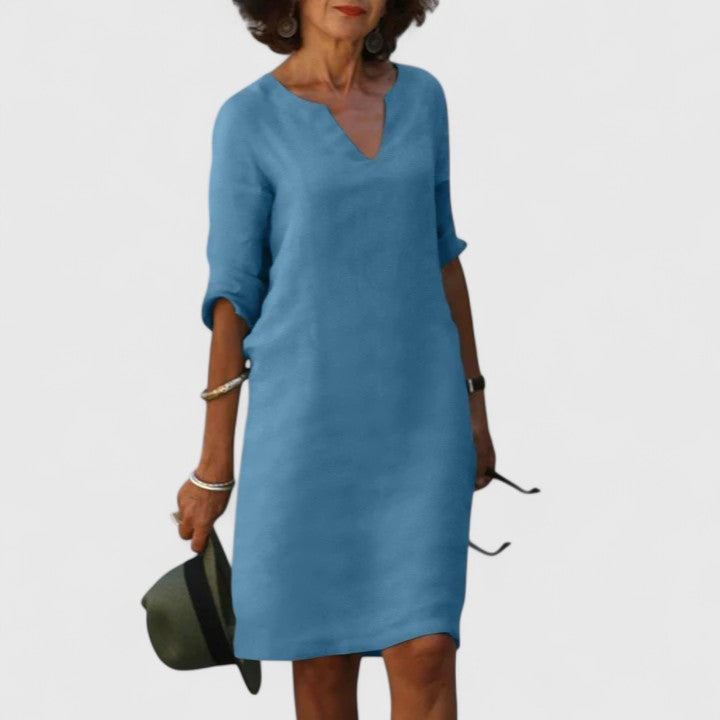 Taylor | Comfortable V-Neck Dress