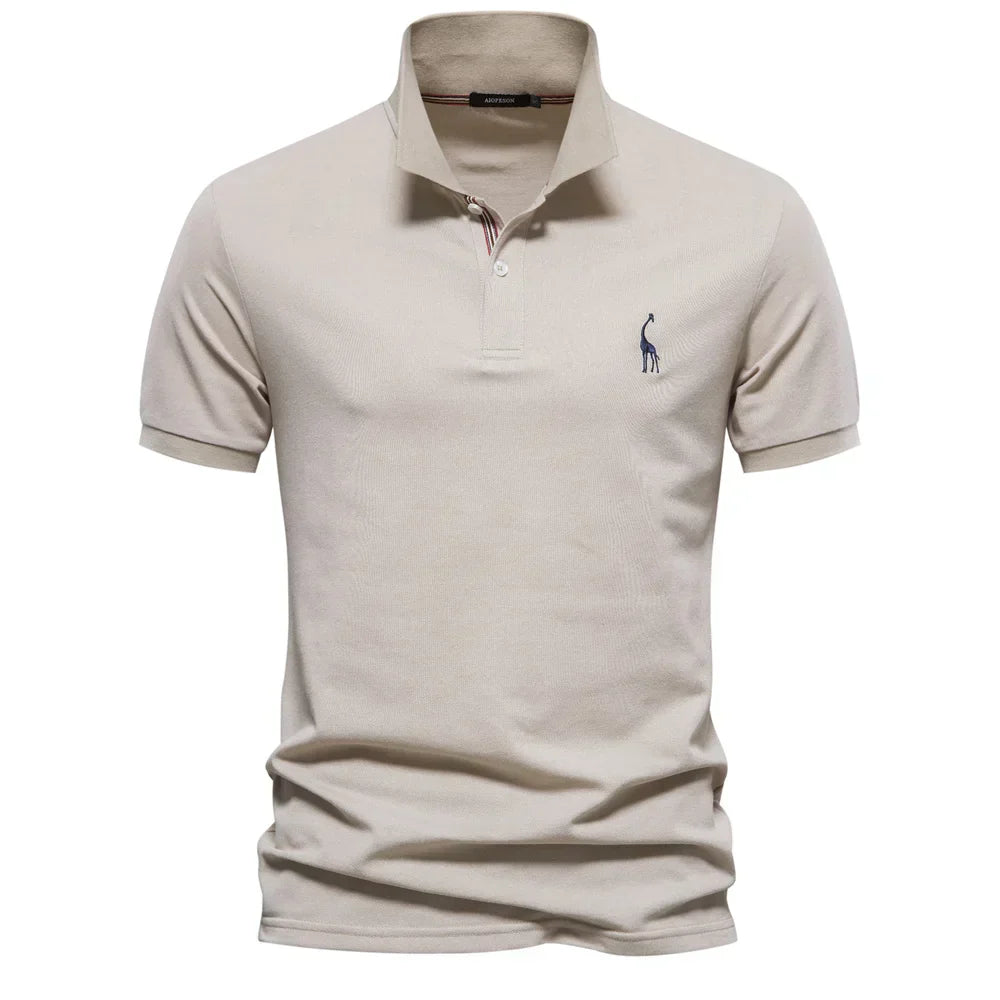 Austin | Men's Short Sleeve Button Polo Shirt