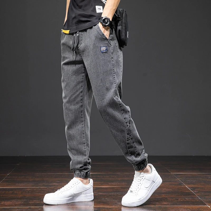 Daniel | Men’s Drawstring Jogger Fit Casual Jeans Pants