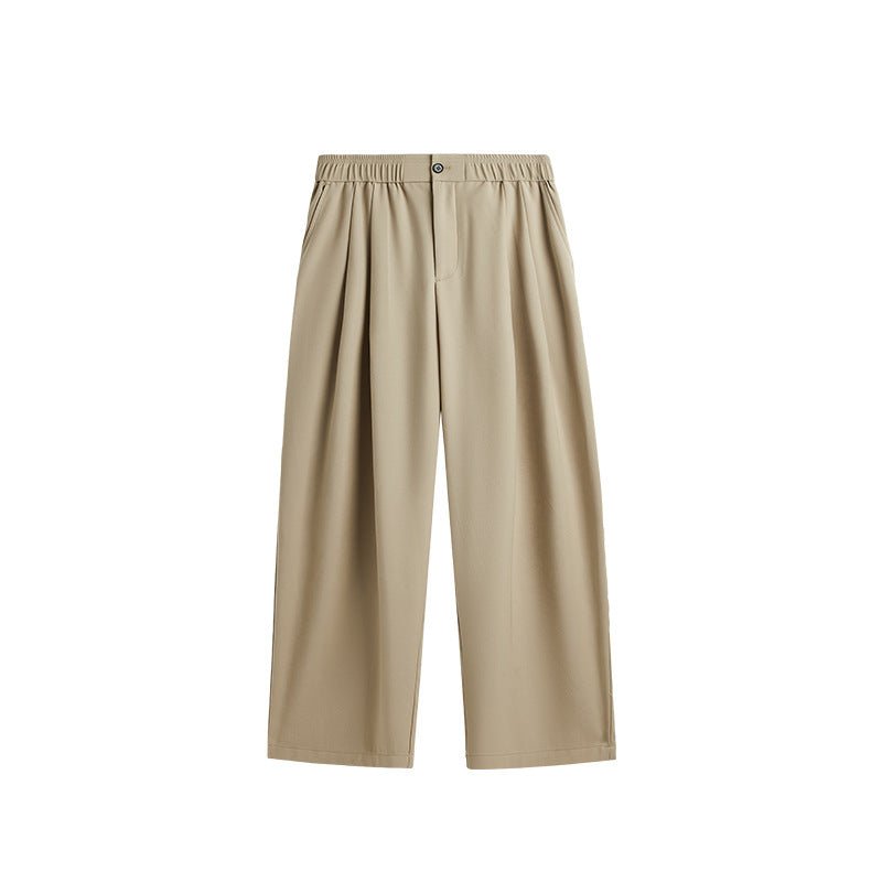 Sebastian | Men's Linen Wide Leg Drawstring Pants Pleated Relaxed Fit