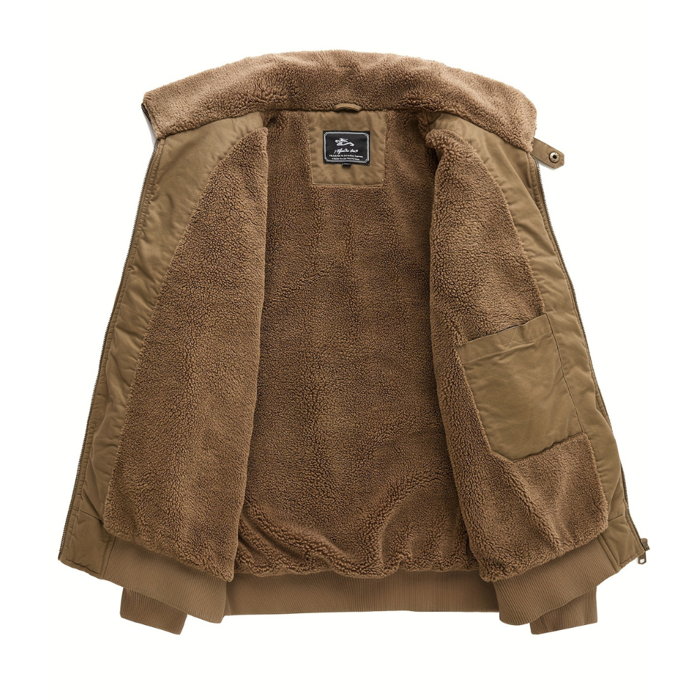 Aiden | Men's Zip Up Collar Bomber Jacket