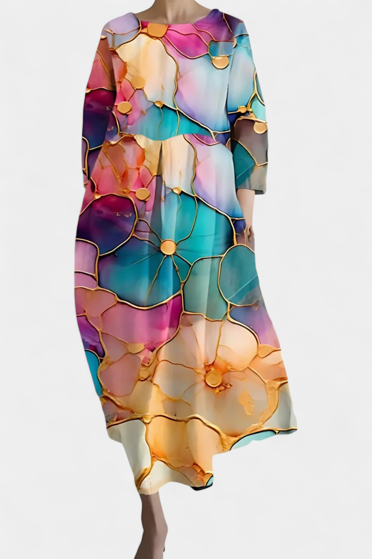 Isalinde | Comfortable V-Neck Dress