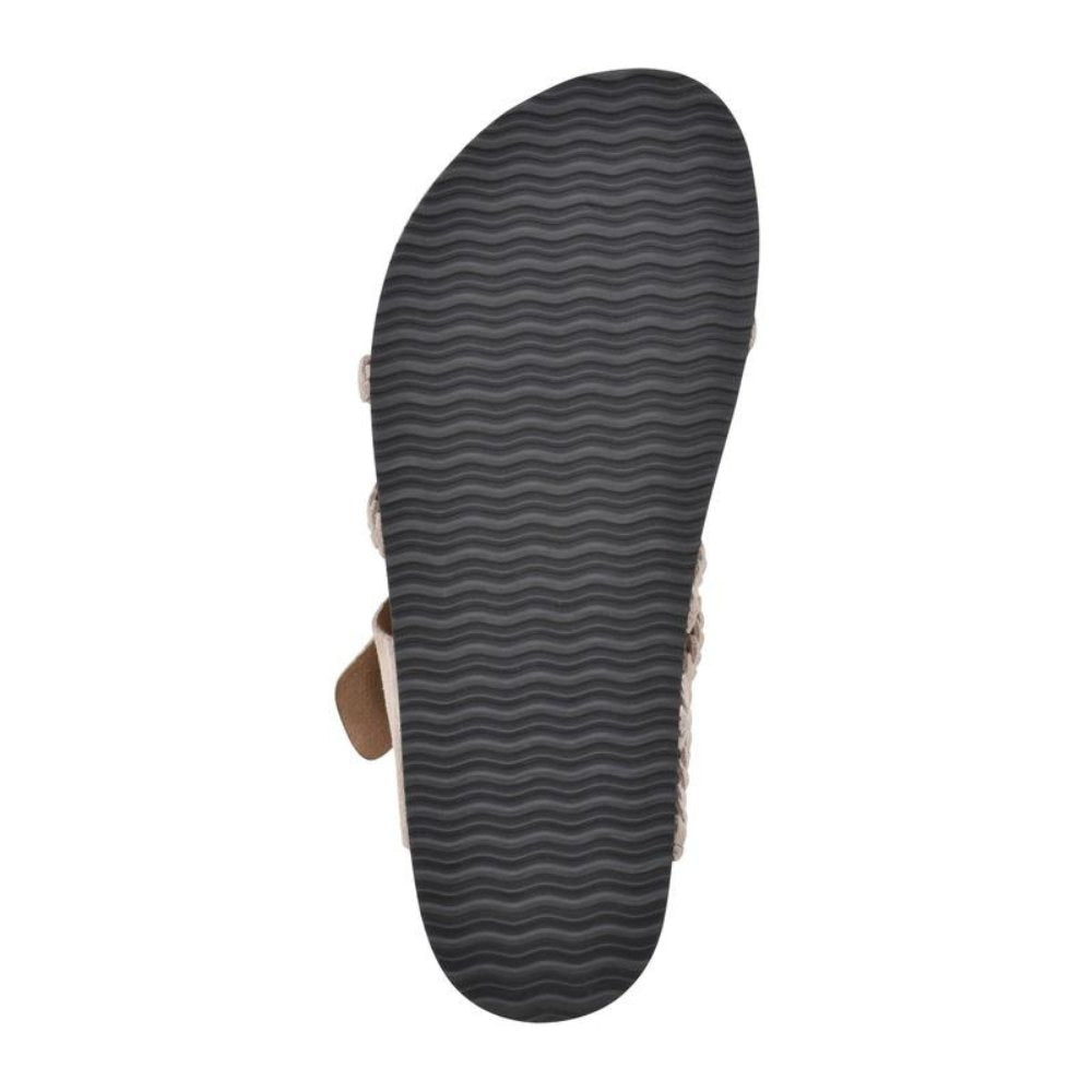 Olivia | Women's Braided Strap Buckle Sandals Cork Sole