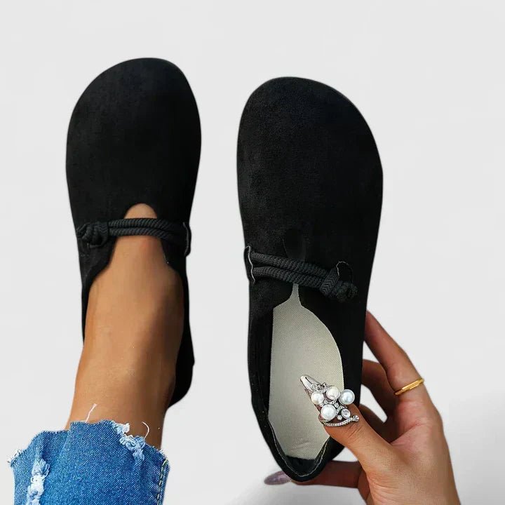 Harper | Women's Rope Detail Loafers Round Toe Slip-On Flat