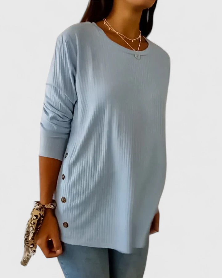 Megan | Elegant Crew Top
