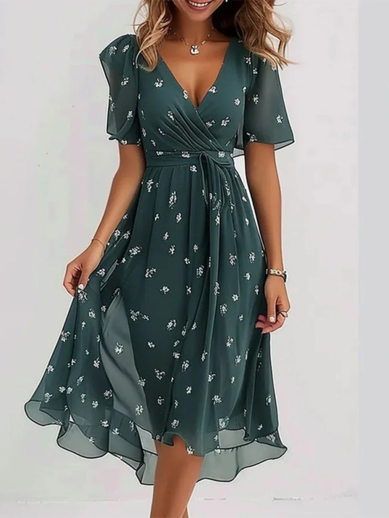 Matilda | Summer Dress With Belly Cover