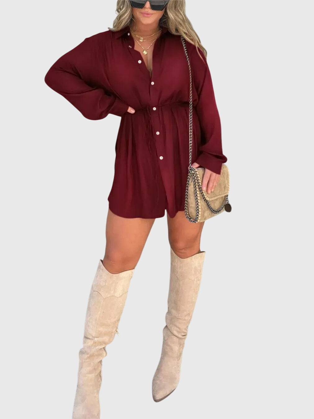 Nova | Elegant Romper Dress