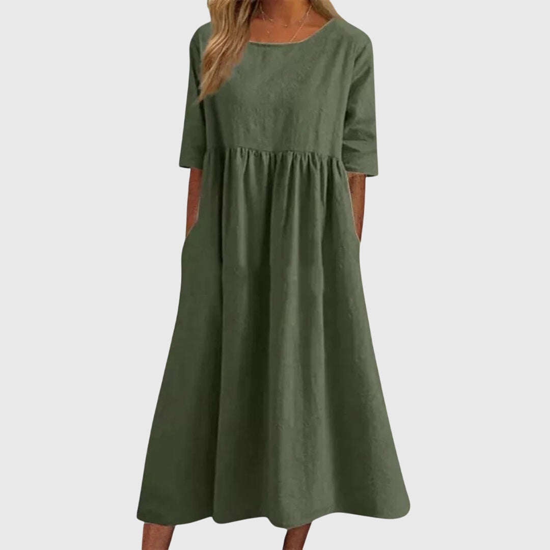 Haisley | Elegant Short-Sleeved Dress