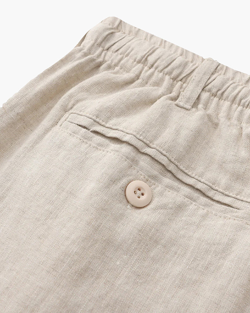 Casablanca Premium Linen Shorts - Lightweight, Breathable Comfort