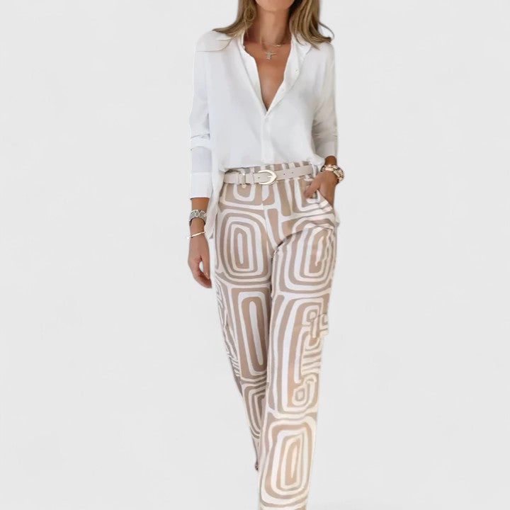 Kira | Elegant Two-Piece Set (Including A Free Belt)