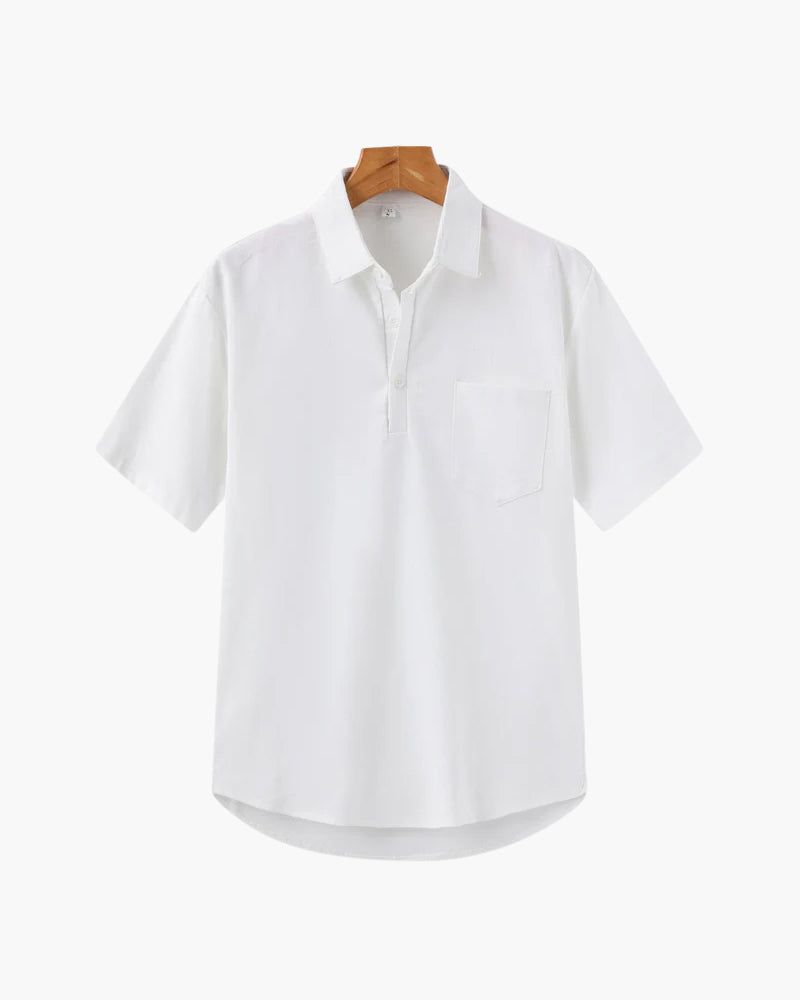 Casablanca Linen Polo Shirt – Crisp, Breathable Summer Essential