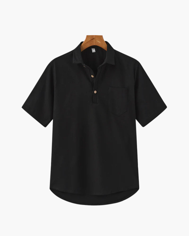Casablanca Linen Polo Shirt – Crisp, Breathable Summer Essential