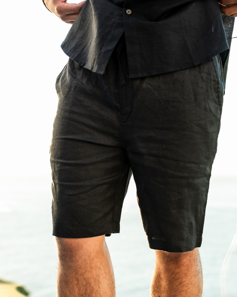 Casablanca Premium Linen Shorts - Lightweight, Breathable Comfort