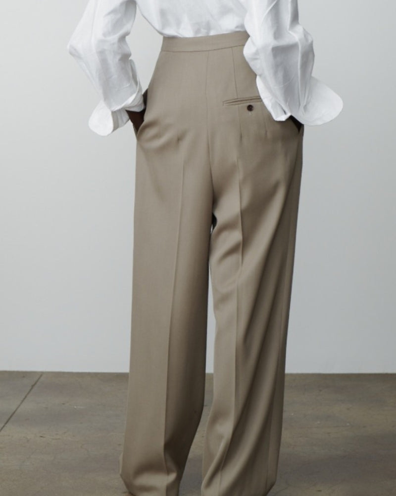 Cozy Woolen Oversized Pantalon for Effortless Comfort