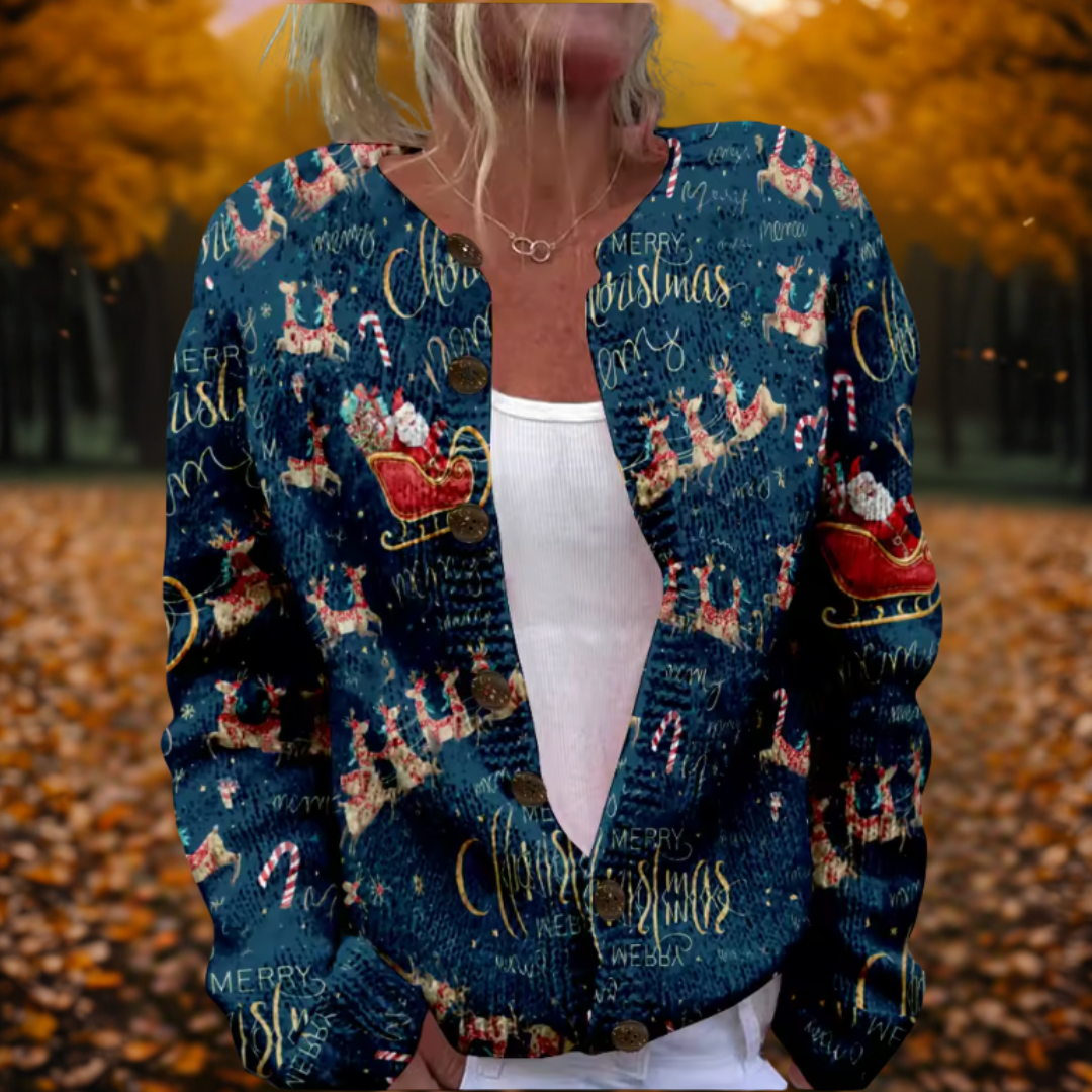 Kate | Santa Claus Cardigan