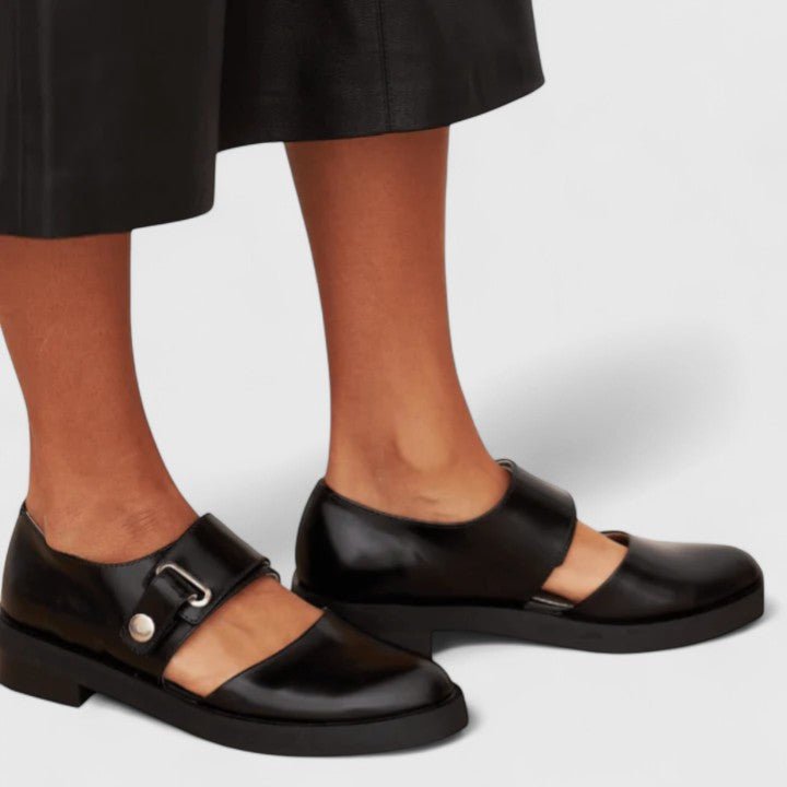 Isabella | Mary Jane Shoes Chunky Sole Buckle Strap Rounded Toe