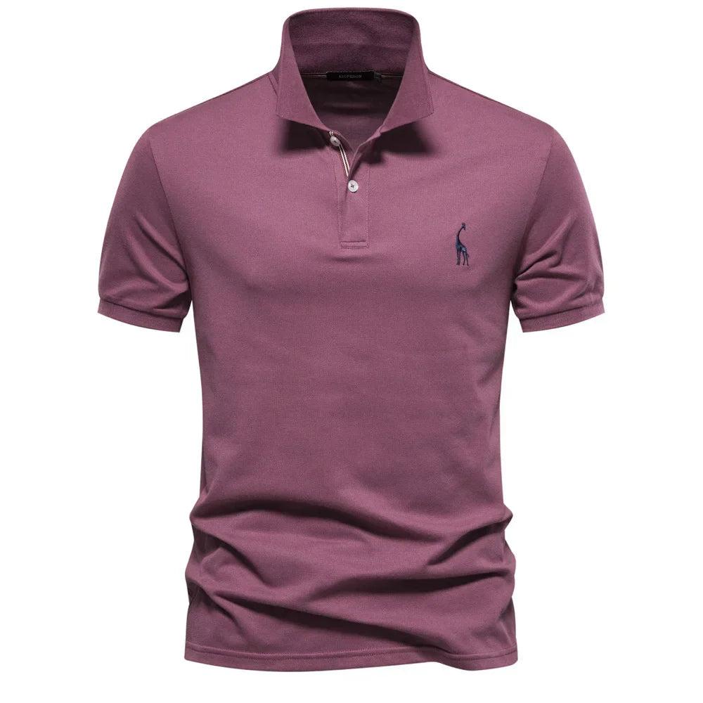 Austin | Men's Short Sleeve Button Polo Shirt