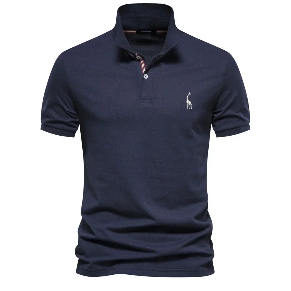 Austin | Men's Short Sleeve Button Polo Shirt