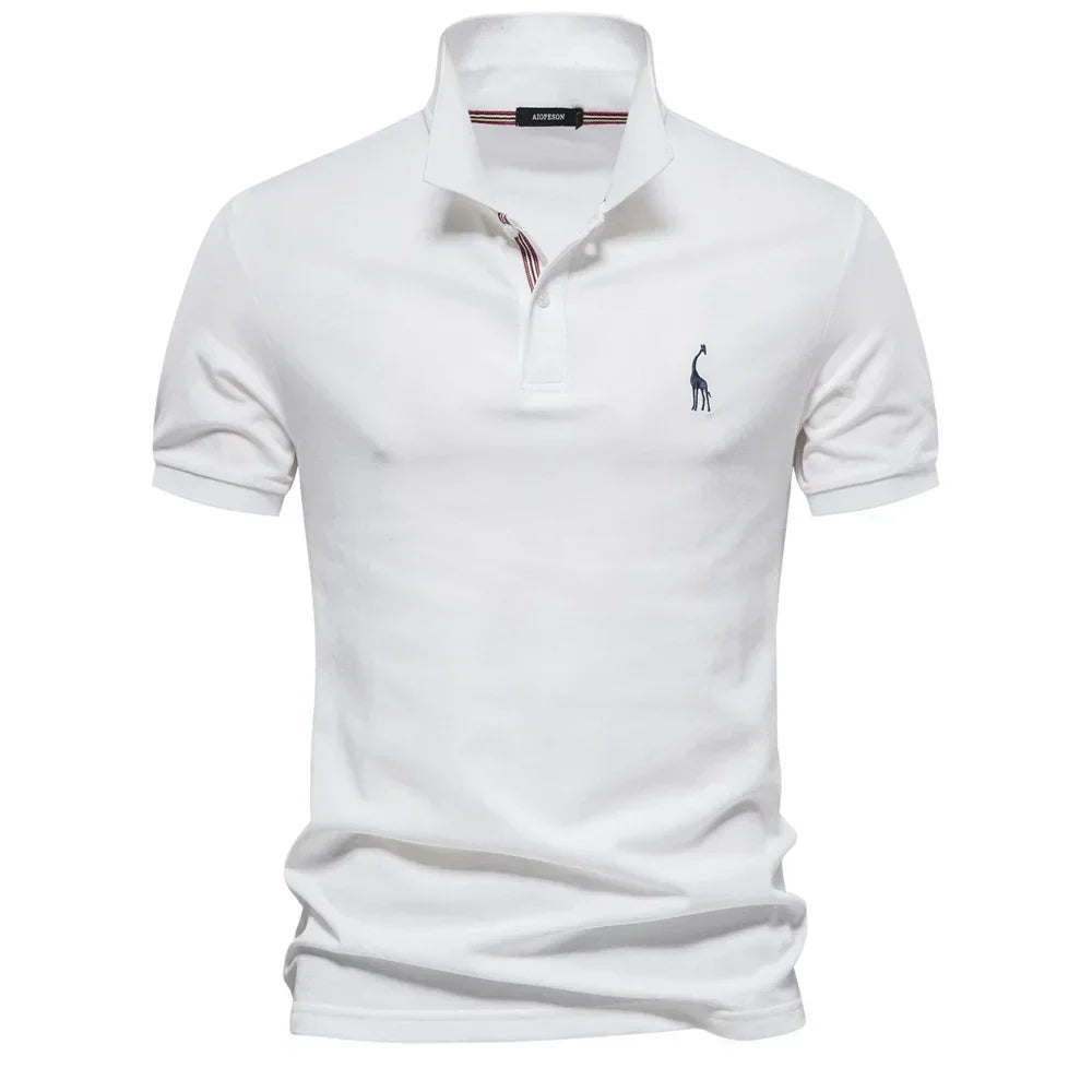 Austin | Men's Short Sleeve Button Polo Shirt