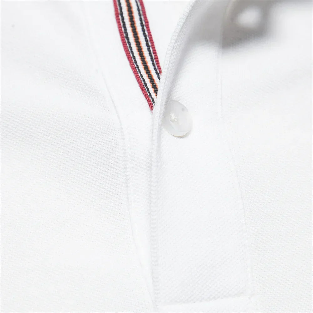 Austin | Men's Short Sleeve Button Polo Shirt