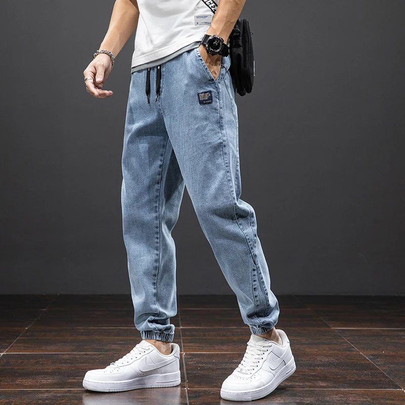 Daniel | Men’s Drawstring Jogger Fit Casual Jeans Pants