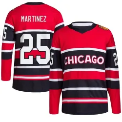 Men's Alec Martinez Chicago Blackhawks Red Reverse Retro 2.0 Jersey - Black Authentic