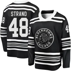 Men's Austin Strand Chicago Blackhawks Alternate 2019/20 Premier Jersey - Black Breakaway