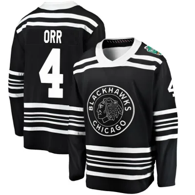 Men's Bobby Orr Chicago Blackhawks 2019 Winter Classic Jersey - Black Breakaway