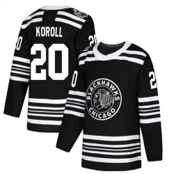 Men's Cliff Koroll Chicago Blackhawks 2019 Winter Classic Jersey - Black Authentic