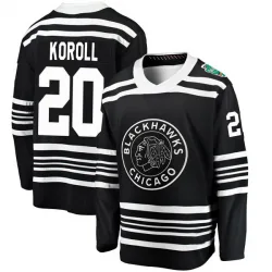 Men's Cliff Koroll Chicago Blackhawks 2019 Winter Classic Jersey - Black Breakaway