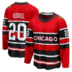 Men's Cliff Koroll Chicago Blackhawks Red Special Edition 2.0 Jersey - Black Breakaway