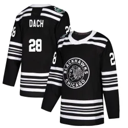 Men's Colton Dach Chicago Blackhawks 2019 Winter Classic Jersey - Black Authentic