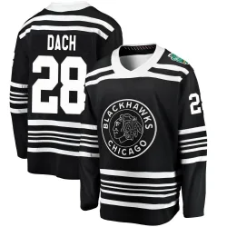 Men's Colton Dach Chicago Blackhawks 2019 Winter Classic Jersey - Black Breakaway