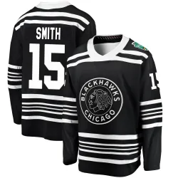 Men's Craig Smith Chicago Blackhawks 2019 Winter Classic Jersey - Black Breakaway