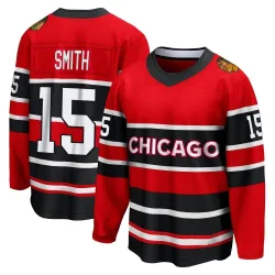 Men's Craig Smith Chicago Blackhawks Red Special Edition 2.0 Jersey - Black Breakaway