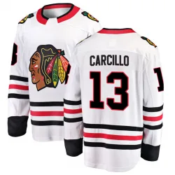 Men's Daniel Carcillo Chicago Blackhawks Away Jersey - White Breakaway