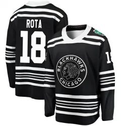 Men's Darcy Rota Chicago Blackhawks 2019 Winter Classic Jersey - Black Breakaway