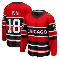 Men's Darcy Rota Chicago Blackhawks Red Special Edition 2.0 Jersey - Black Breakaway