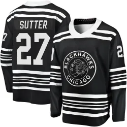 Men's Darryl Sutter Chicago Blackhawks Alternate 2019/20 Premier Jersey - Black Breakaway