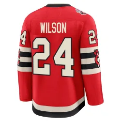 Men's Doug Wilson Chicago Blackhawks Red 2025 Winter Classic Jersey - Black Premium