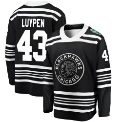 Men's Jalen Luypen Chicago Blackhawks 2019 Winter Classic Jersey - Black Breakaway