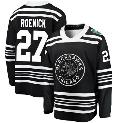 Men's Jeremy Roenick Chicago Blackhawks 2019 Winter Classic Jersey - Black Breakaway